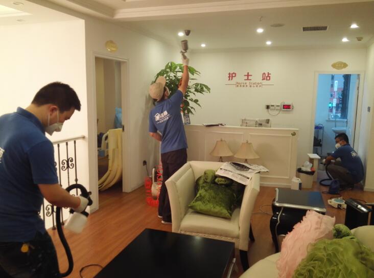 成都元辰美容医院除甲醛治理施工展示